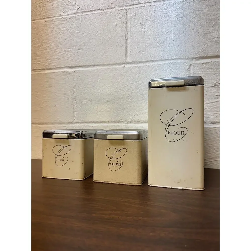 Vintage Mid Century Modern Stash Boxes